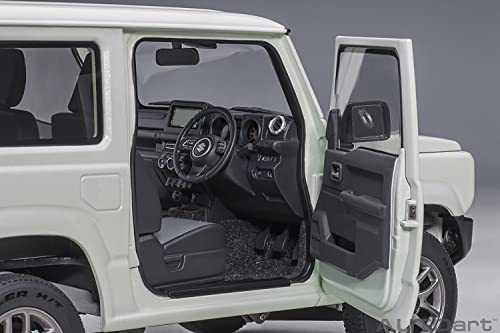 AUTOart 1/18 Scale Suzuki Jimny (JB64) White Pearl Finished Model 78505