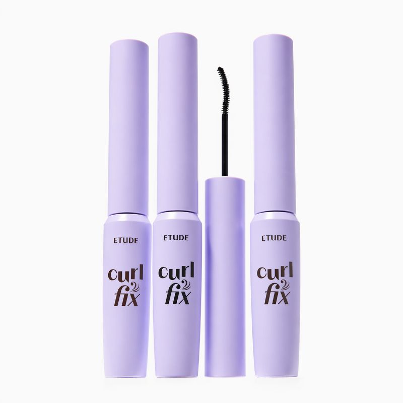 ETUDE Mascara Curl Fix Skinny 3g – Brosse Ultra Fine Définition Précise des Cils, Résistant aux Défauts Longue Tenue