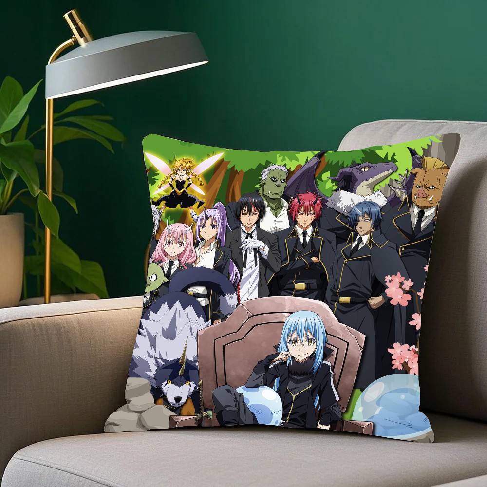 That Time I Got R-Reincarnated As A Slime Anime Pillow Case Home Decor Throw For Sofa Bed Car Room Decor Gift Idea