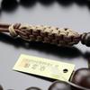 Special Jodo Shinshu Buddhist Prayer Beads for 20 Matte Striped Ebony with Cord Tassel Buddhist Prayer Kyoto Prayer Natural Memorial My Prayer Prayer