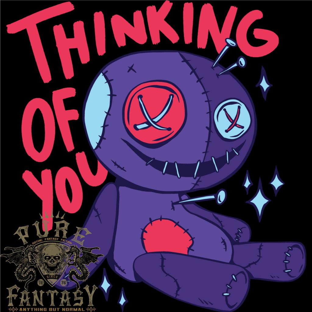 26 Thinking of You Voodoo Doll Halloween Black Magic Mens Light Cotton T-Shirt Unisex T-Shirt
