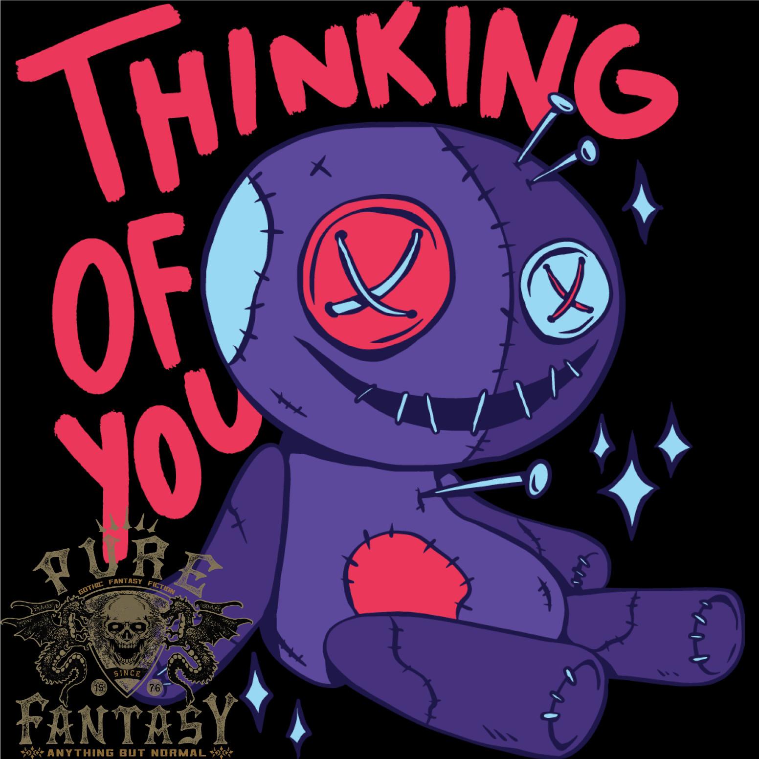 26 Thinking of You Voodoo Doll Halloween Black Magic Mens Light Cotton T-Shirt Unisex T-Shirt XXL