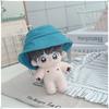 Fashion Design Doll Hat Cotton Candy Color Fisherman Hat Plush Doll Head Decoration  Plush Doll