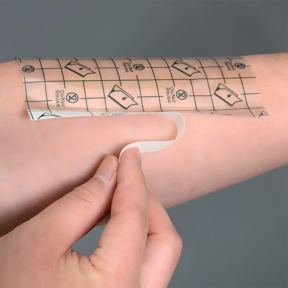 Waterproof PU Film Adhesive Bandages: 20pcs Transparent Medical Tape for Wound Care, Tattoo Aftercare, Anti-allergic & Flexible