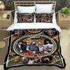 New Guns n'roses bplus retro Beding Set Printed Bed Linen Set With Pilowcase Bed Soft Duvet Cover Soft Single Double Quen Super King-Sized Dimensionsd