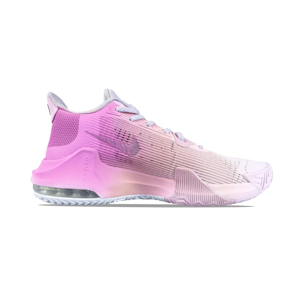 Nike Air Max Impact 3 Cushioning, Wear Resistant Low top Basketball Shoes Unisex Pink DC3725-101(Team761-)