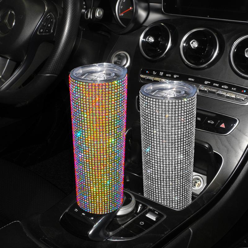 Southeast Asia Portable 20oz Stainless Steel Diamond Water Cup