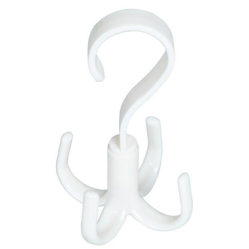 Rotatable Four-Claw Hook Hanger for Hats, Coats, Bags, and Scarves