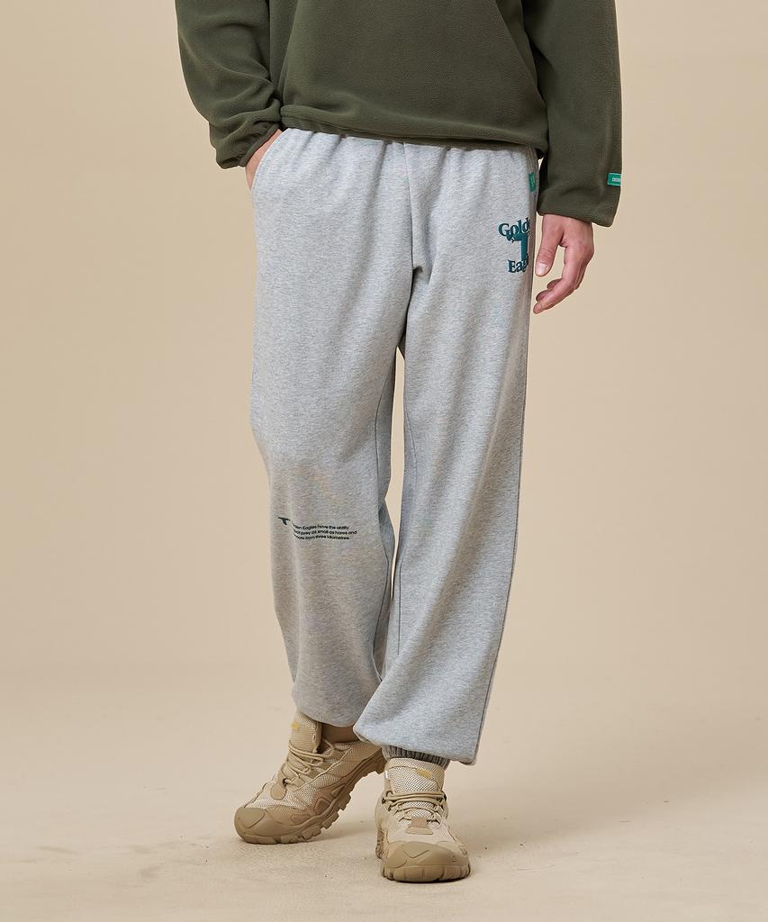 BBC EARTH Animal Sweat Jogger Pants_Melange Grey