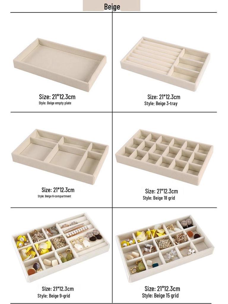 Wielopoziomowe pudełko na biżuterię na kolczyki i małe przedmioty - Przechowywanie i organizacja w domu