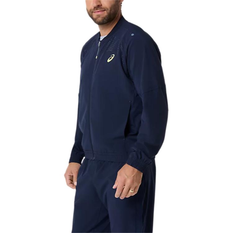 Asics Dual Stretch Woven Quick-Dry Solid Jacket Men Jackets 2041A394-400
