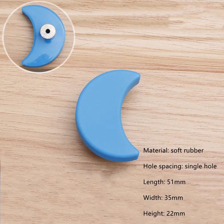Modern Simple Aluminum Colorful Furniture Handles Children's Room Cabinet Door Handles Drawers Wardrobe Knobs Home Decoration