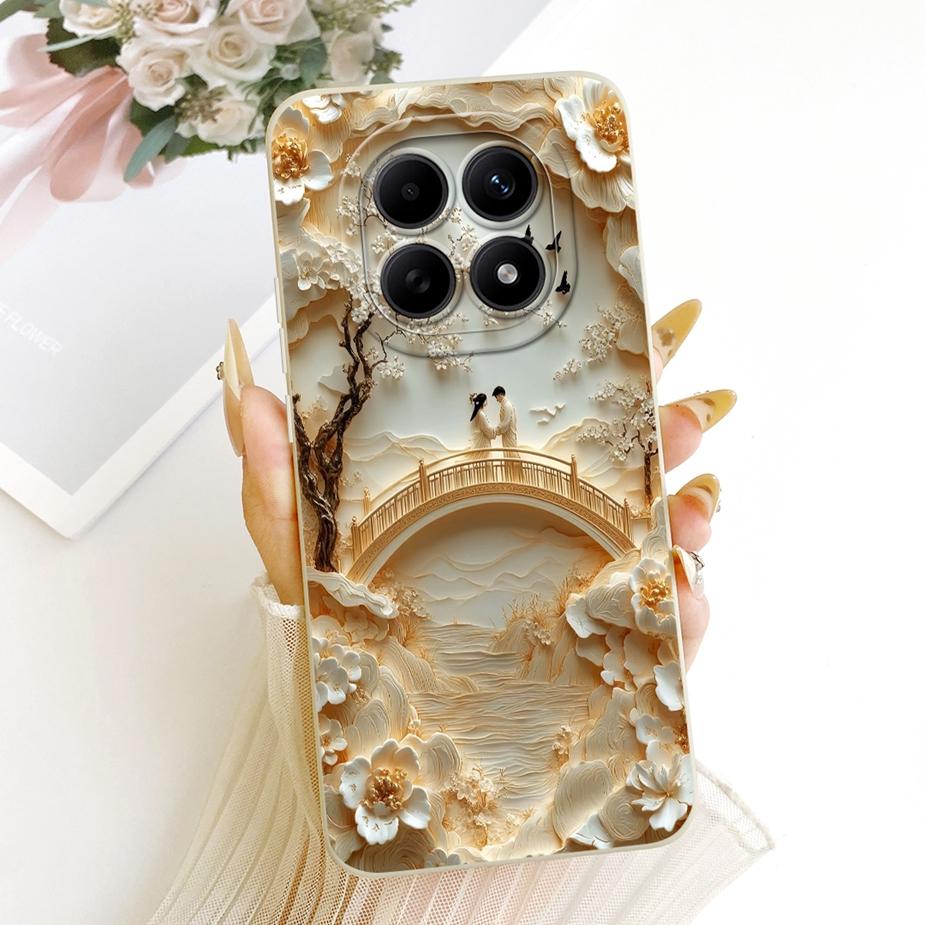 Per Custodia Xiaomi Redmi Note 15 Pro Plus Cover Dipinta Elegante Custodia Morbida in TPU Per Redmi Note 15 Note15 Pro + 5G Fundas Bumper