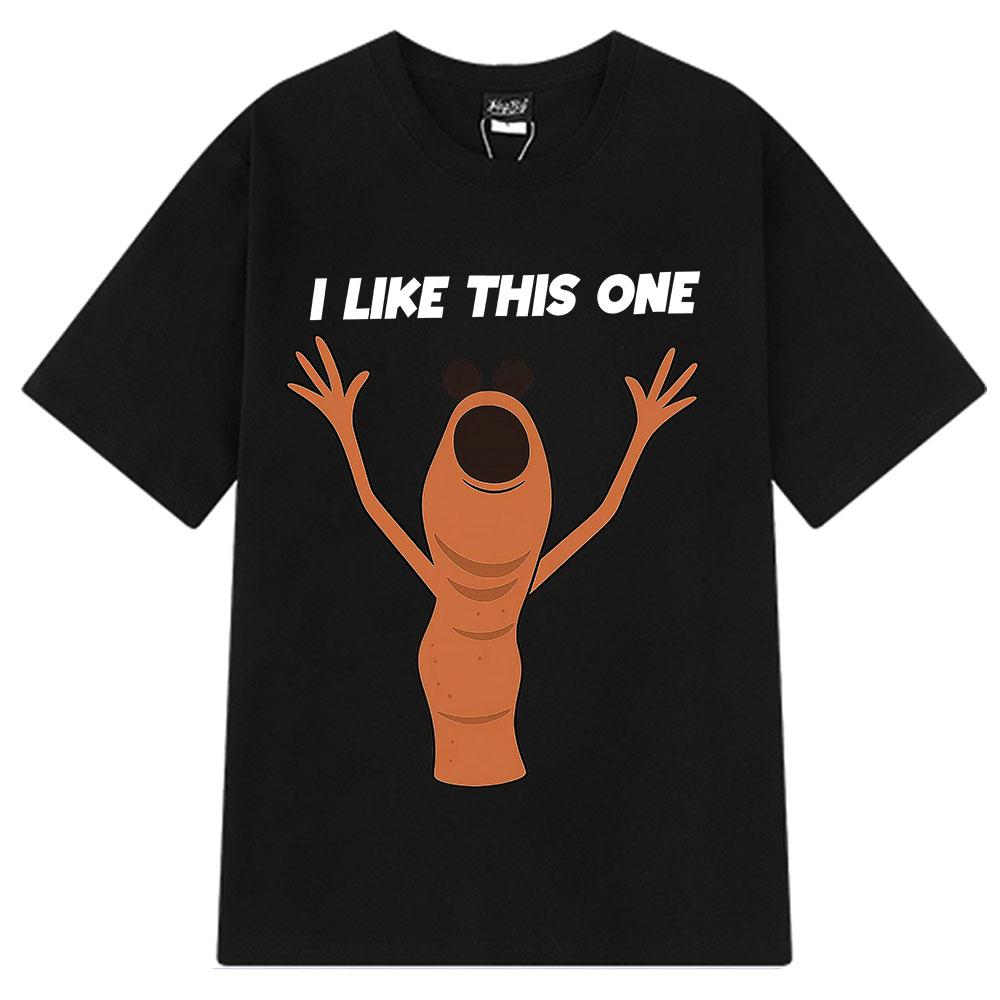 Marcus The Worm I Don t Like This Rock  Funny Meme Shirts Men Women Fashion Cotton T-shirt Short-sleeved Cotton Hip-hop T-shirts 3XL