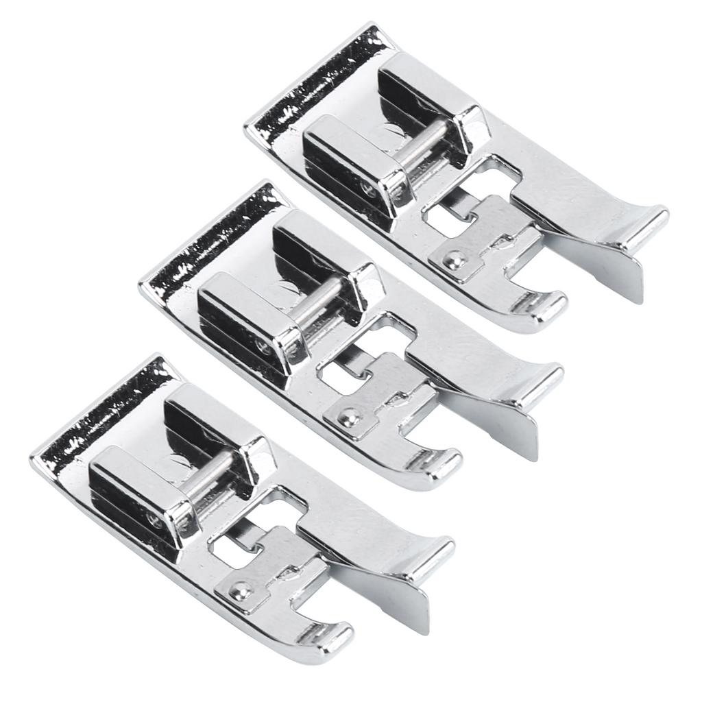 3pcs Presser Foot Auxiliary Replaceable Stainless Steel Durable Sewing Accessories for Tailor