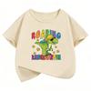 Funny Dinosaur T-Shirt Printed T Shirt Girls' Summer Clothes Short Sleeve Tops T-Shirts Cute Boys Kids Clothing