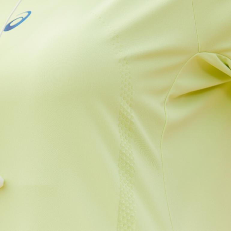 Asics Round Neck Pullover Moisture Wicking Quick Dry Short Sleeve T-Shirt Women Tops Yellow 2012C725-750