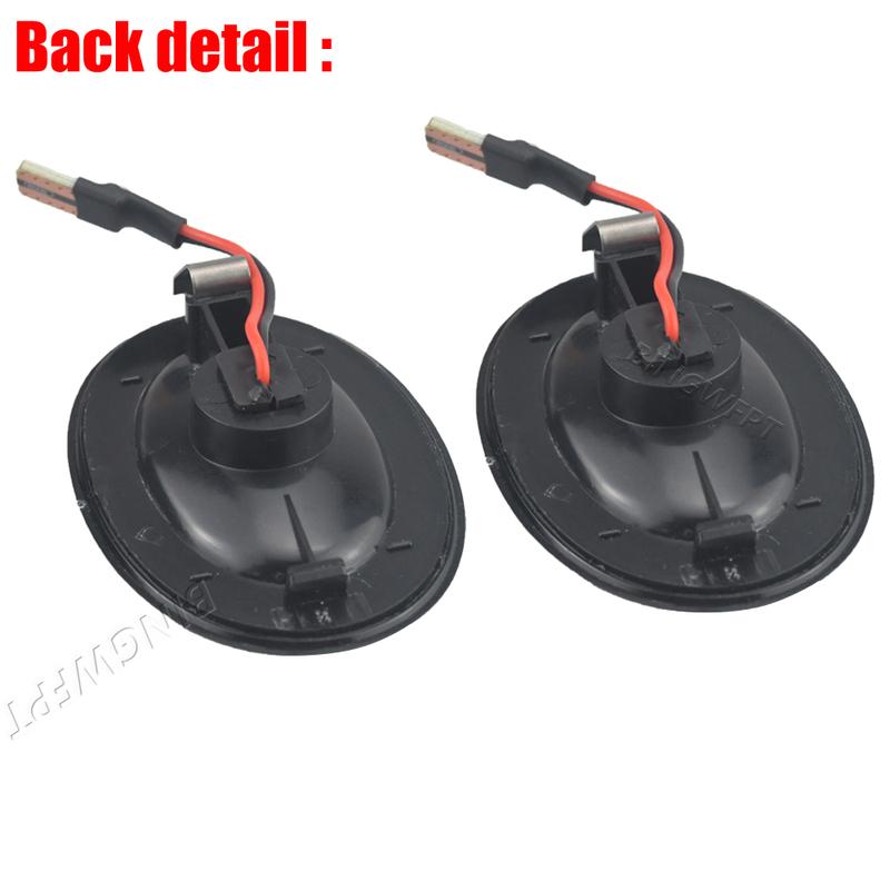 2 X For MINI Cooper R55 R56 R57 R58 R59 07 - 13 LED Dynamic Side Marker Turn Signal Light Sequential Blinker Light CL-R56-LSM-SM