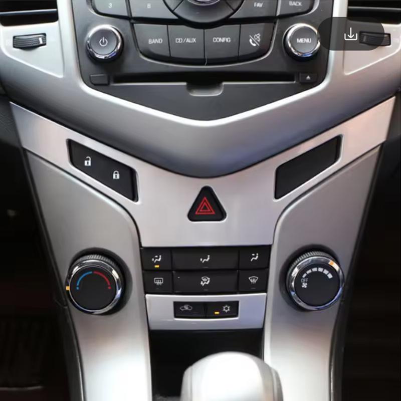 ABS Center Console Panel Air Conditioning Vent Sequin Trim Sticker For Chevrolet Chevry Cruze 2009-2015 Car Accessories
