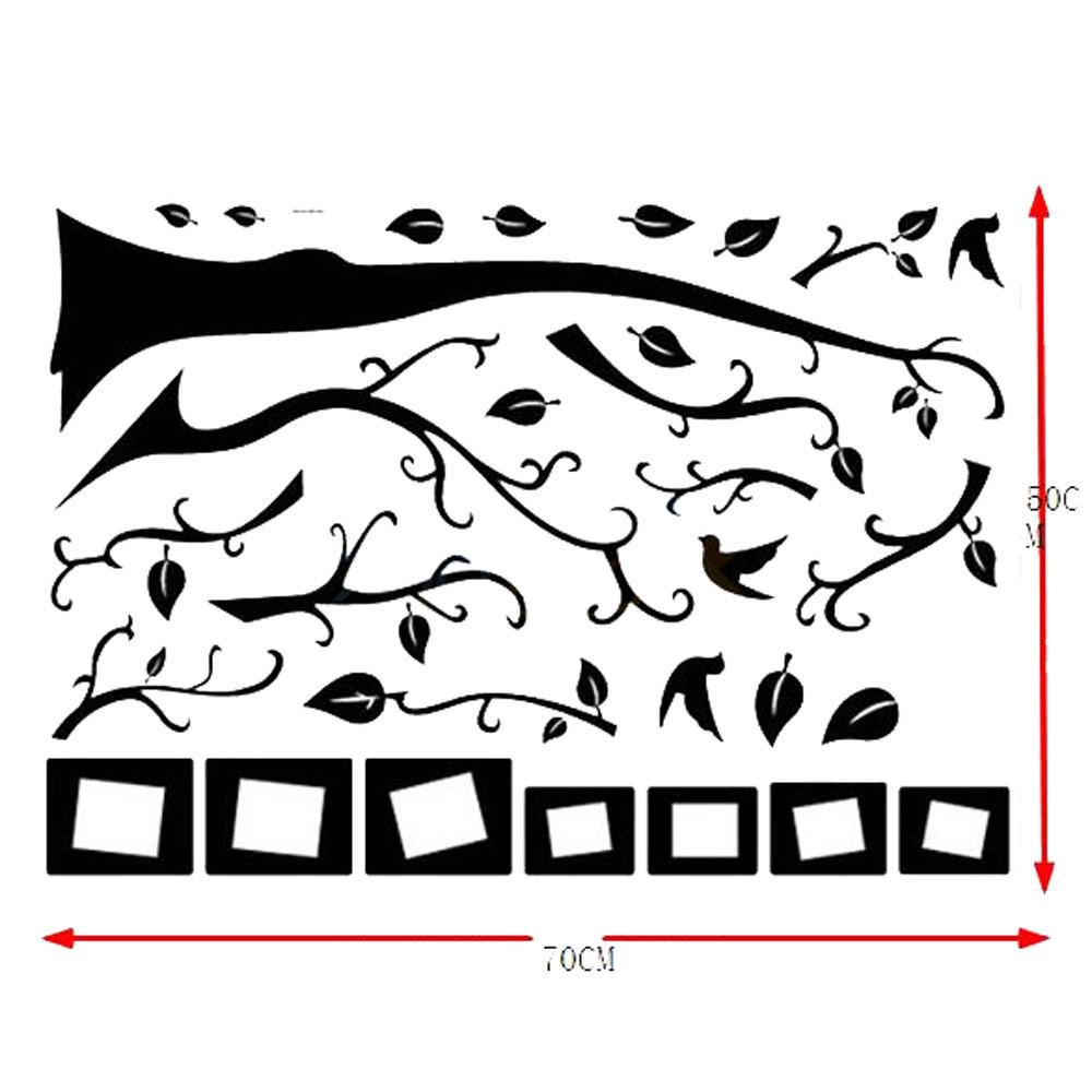 Buy Creative 3D Wallpaper Family Picture Photo Frame Tree Wall Art ...
