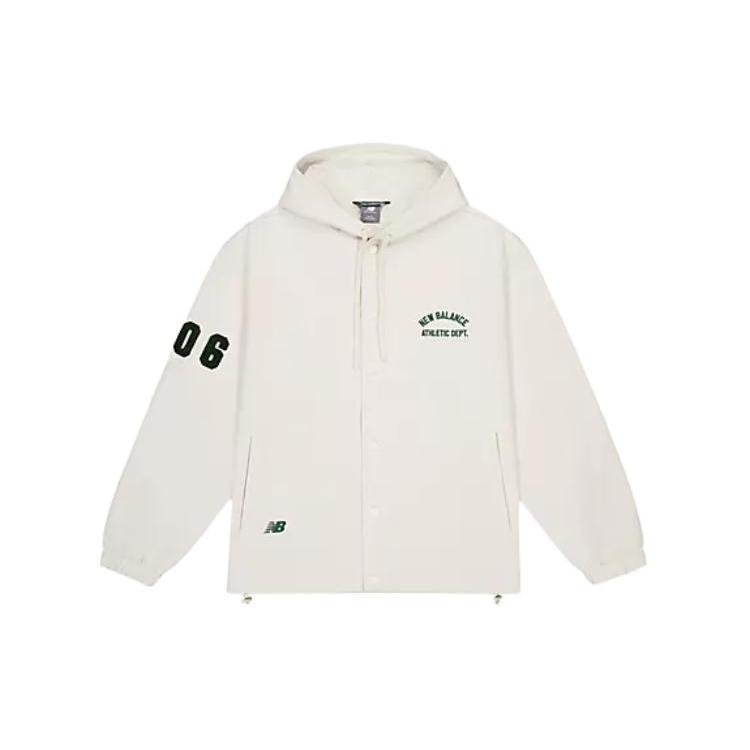 Куртки и пальто New Balance Мужские Белые AMJ41305-LIN L