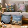 Positive Words Cushion Cover Soft Plush Fabric DoubleSided Printed Cushion Covers for All Seasons Home Decor