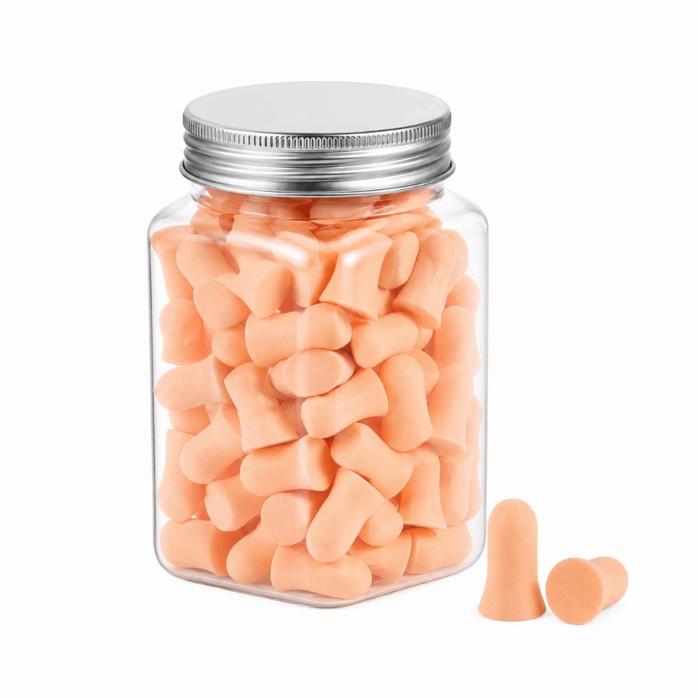 60/120PCS Sponge Sleeping Ear Plugs Multicolor Travel Earplugs Student Dormitory