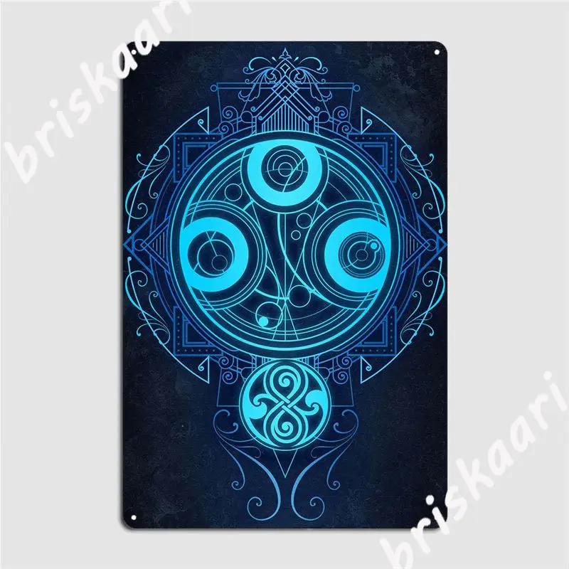 

Art Of Gallifrey Metal Sign Wall Decor Vintage Wall Pub Pub Garage Tin Sign Posters 20x30cm（7.8x11.8inch）