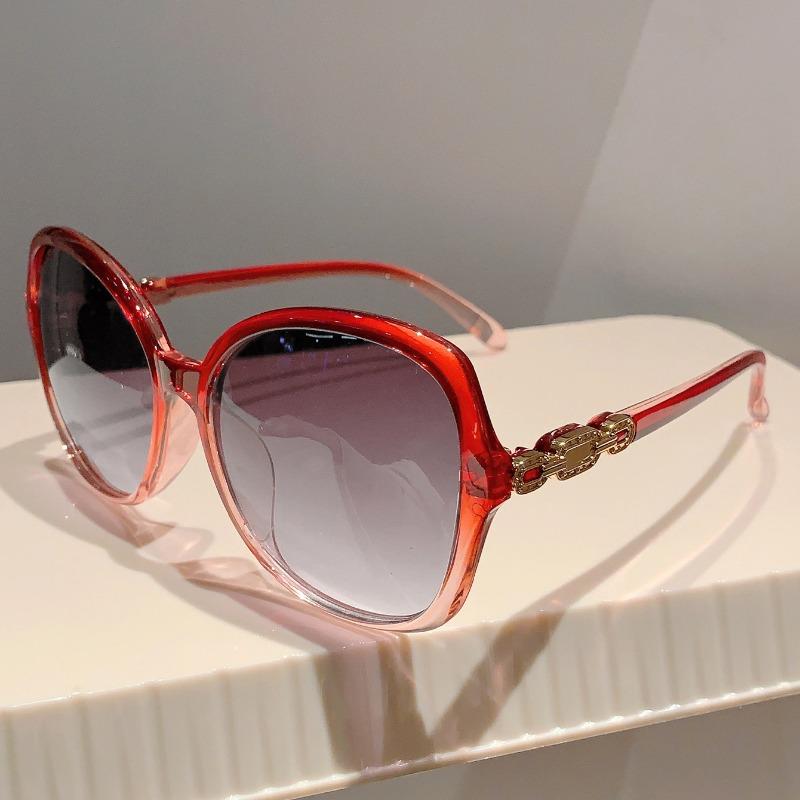 non-polarized Women Oversized Sunglasses New In Vintage Round Gradient Outdoor Shades Travelling Hiking Eyewear