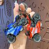 Cool Mini Motorcycle Harley Pull Back Car Car Keychain Couple Schoolbag Pendant Creative Small Gift