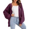 Women's Cardigan Sweater Button-Down Long Sleeve Oversized Knit Cardigans