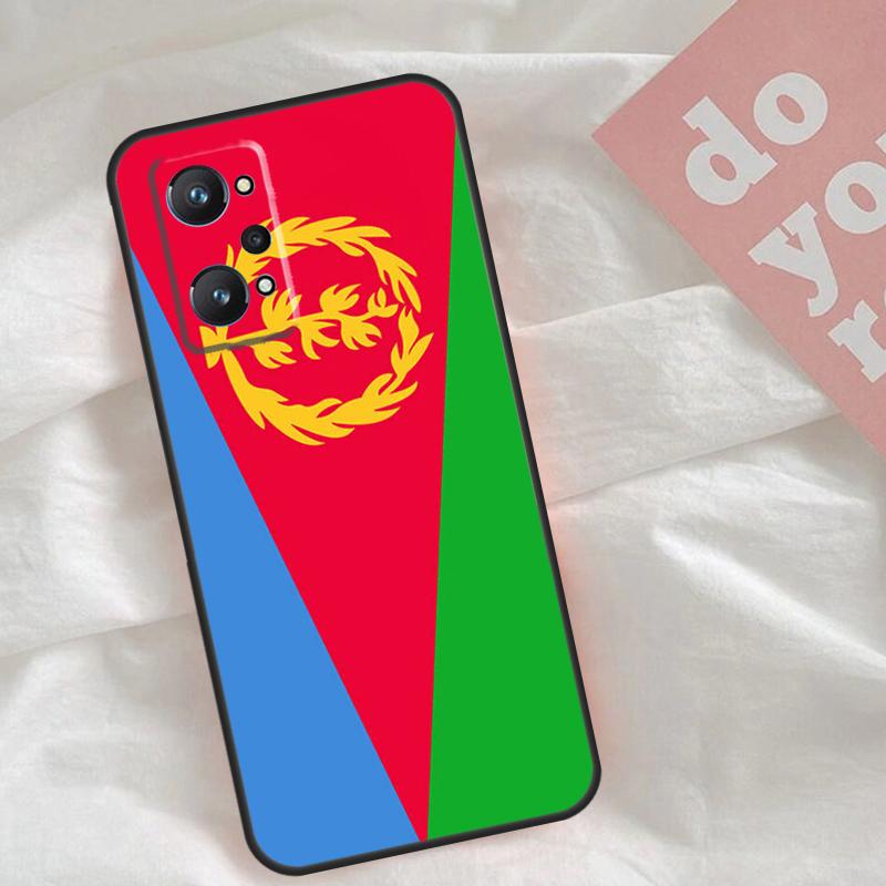 Eritrea Flag Case For Realme GT7 Pro GT6 C75 C65 C67 C61 C53 C55 C51 C35 C63 C71 15 11 12 13 14 Pro Plus