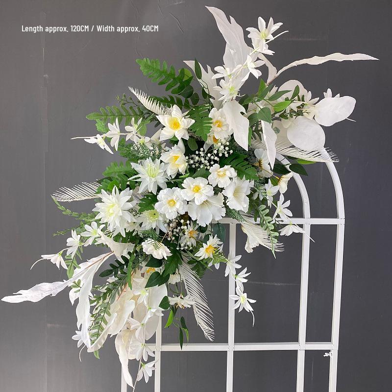 Artificial Wedding Venue Floral Decor for Aisle, Stage, and Reception
