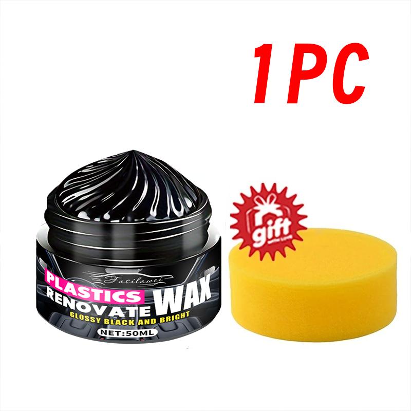 

New Arrival! 50G Auto Shine & Repair Cream: Works for Tires, Interior & Body! Powerful Scratch Removal, Deep Cleaning, Glossy Po