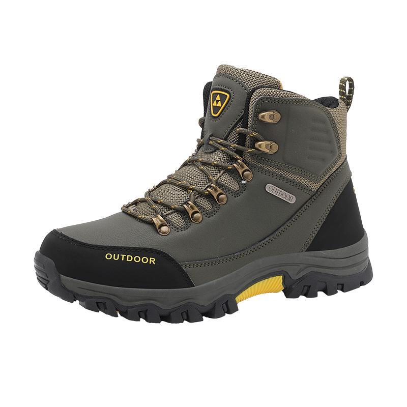 

Hiking Shoes Men Ankle Boots Outdoor Camping Anti-collision Climbing Shoe Lace Up Climbing Trekking Sneakers 46