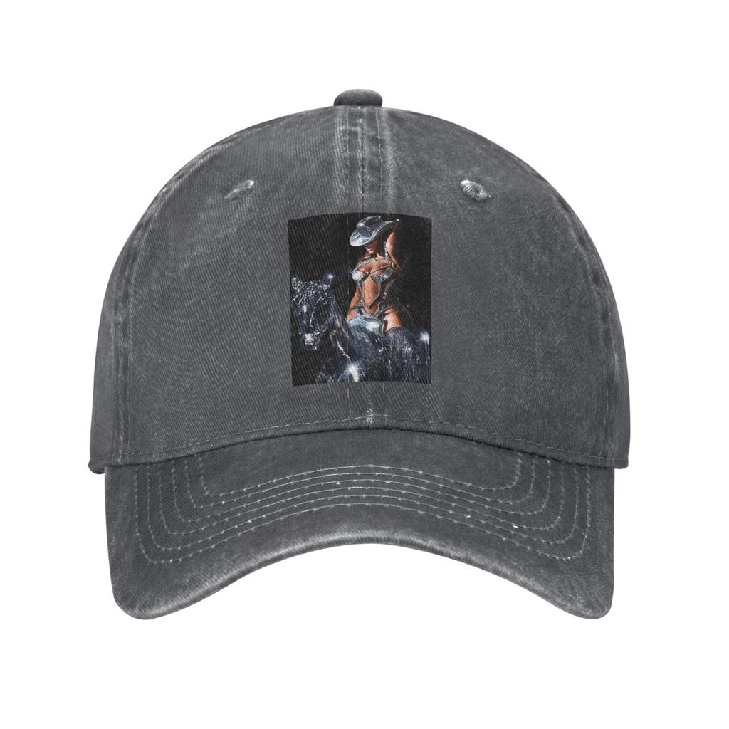 Singer Beyonce Renaissance Tour Baseball Caps Snapback Denim Hats Outdoor Casquette Hip Hop Baseball Cowboy Hat for Unisex