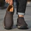 Brand Men Shoes High Quality Genuine Leather Men's Casual Shoes Slip On Comfort Business Man Flats Shoes Outdoor Men Work Shoes