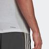 Adidas Solid Color Logo Sports Short Sleeve T-Shirt Men Tops White GR0517