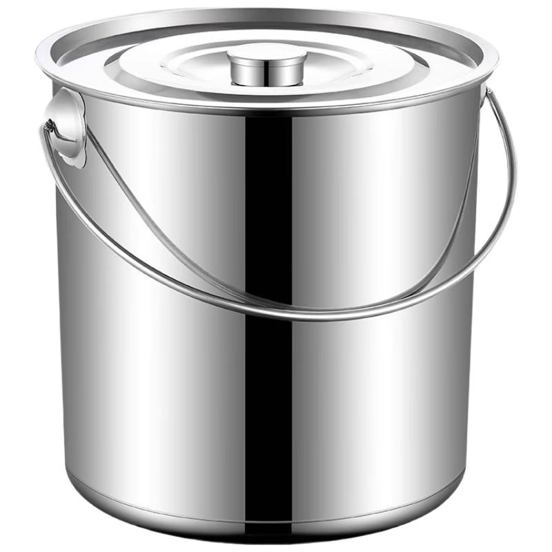 Jingqingfu Portable Stainless Steel Multi-Purpose Bucket with Lid
