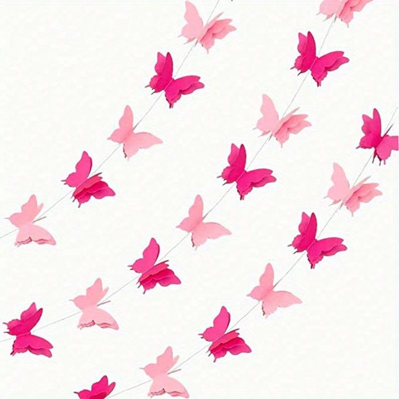 Banner Decorative Paper Garland for Wedding, Birthday & Theme Decor Hanging Garland Paper Bunting Banner Party Decorations Wedding Shower Home Decor