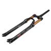 Garfo de Suspensão a Ar para Bicicleta 29pol Garfo Dianteiro para Mountain Bike Garfo Dianteiro com Amortecedor para Bicicleta Tubo Cônico Trava Manual