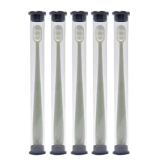 5Pcs Adult Toothbrushes Non-Slip ABS Handle Soft Head Manual Toothbrushes Bathroom Accessories for Dormitory