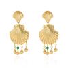 Shell Pearl Pendant Fringe Earrings Vacation Party Daily Jewelry Women's Fashion Trend Gift Daily Accessory