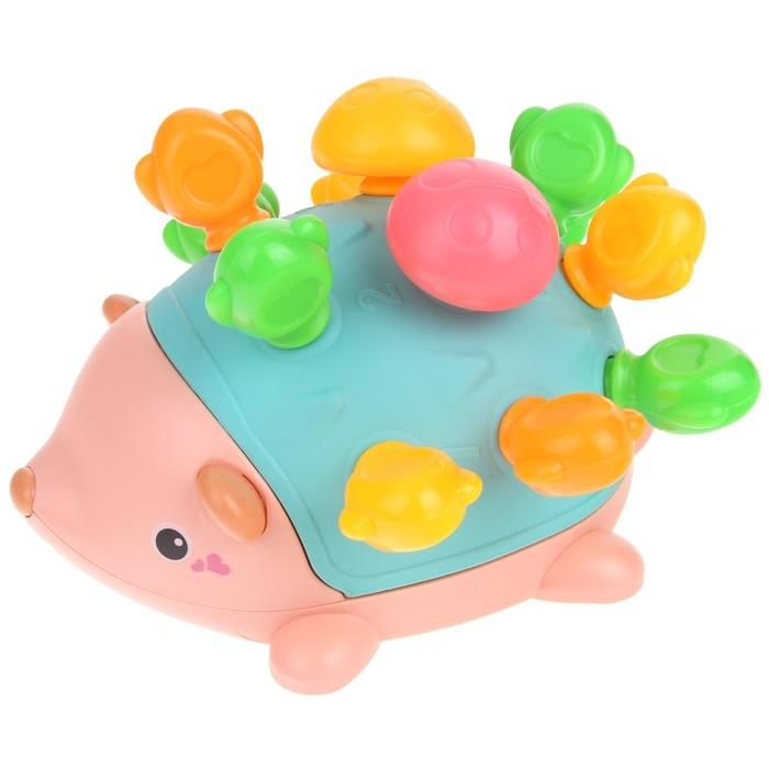 Montessori Educational Sensory Hedgehog Removable Spikes Sorter Blocks - Blue