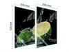 PLACA PROTECTORA DE CRISTAL PARA COCINA 2x35x52 LIMÓN