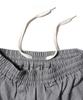 GAKKAI UNIONS Linen Single-Pleat Wide Elastic Waist Pants Gray