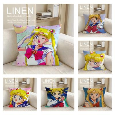 Fantasy Sailor Moon Cushion Cover Pillowcase Set Pcs X X Breathable Washable Sofa Cushion Cover
