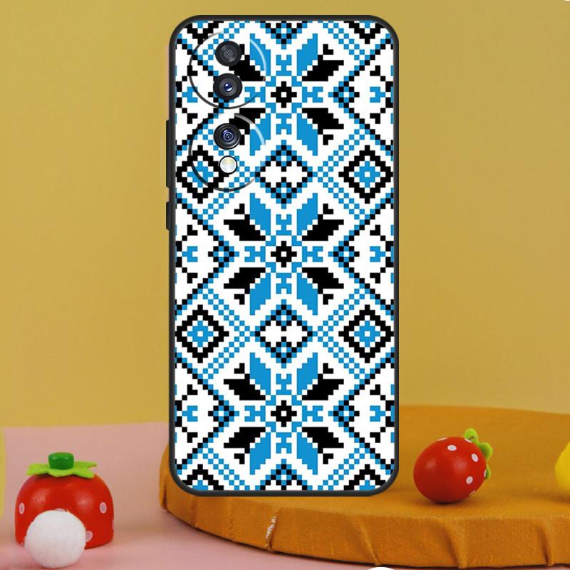 Ukraine Ornament Pattern Case For Honor 200 Pro X9a X9c X8a X7a X6a X7 X8 X9 X8b X9b 50 70 90 Magic 5 6 Lite Cover