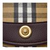 Burberry Highlands Kostkovaná Žakárová Tkaná Sedlová Taška Dámská Taška Přes Rameno Béžová 81121601