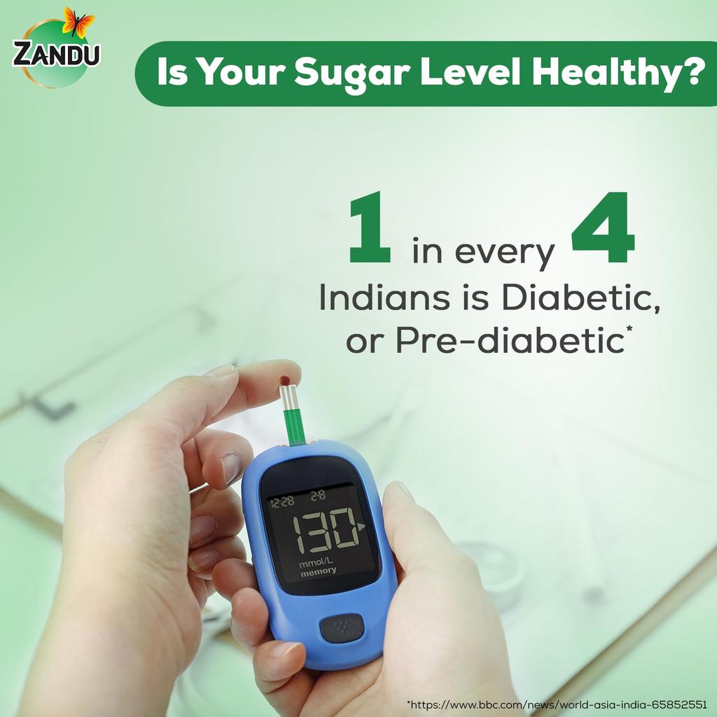 Zandu Dia-BTS Tonic 650 ML Ayurvedic Herbal Health Drink for Natural Metabolic Support and Wellness Boost